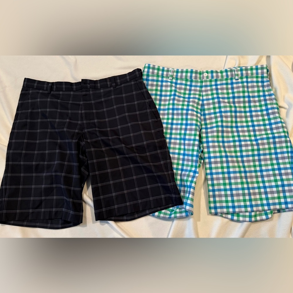 2 Nike Men’s Golf Shorts Sz 38